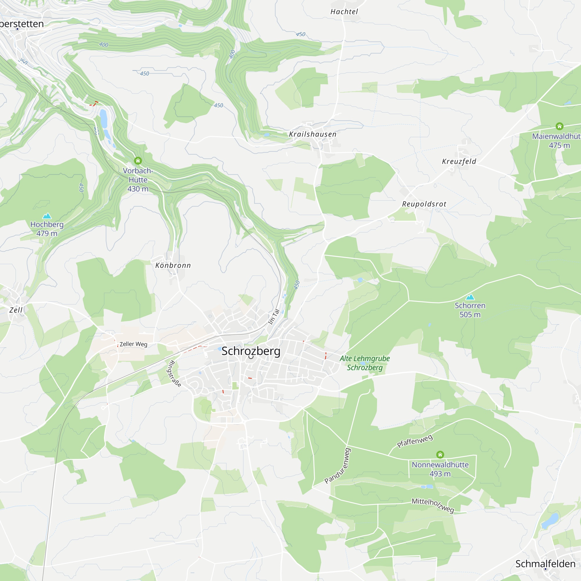 Berghaus map