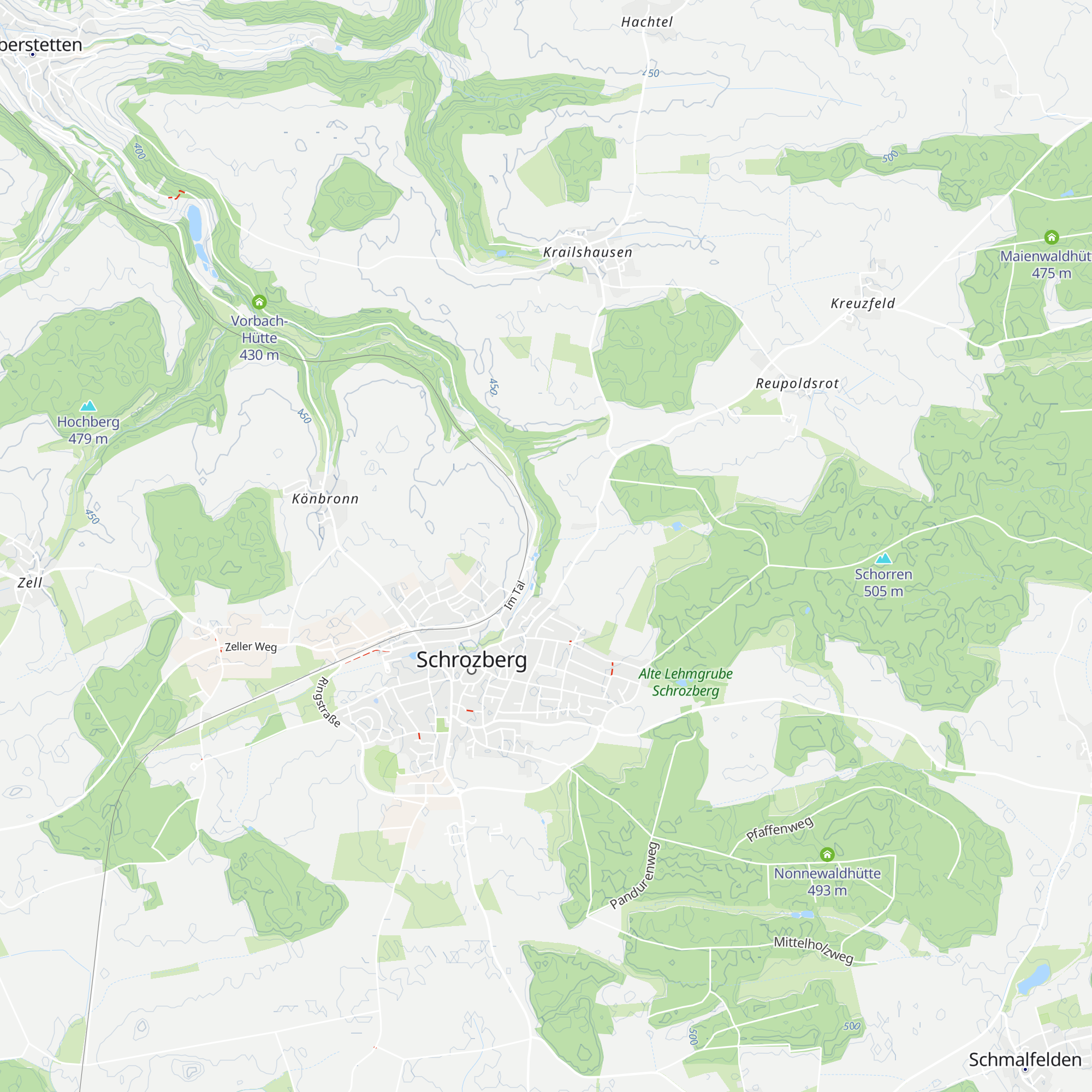 Berghaus map