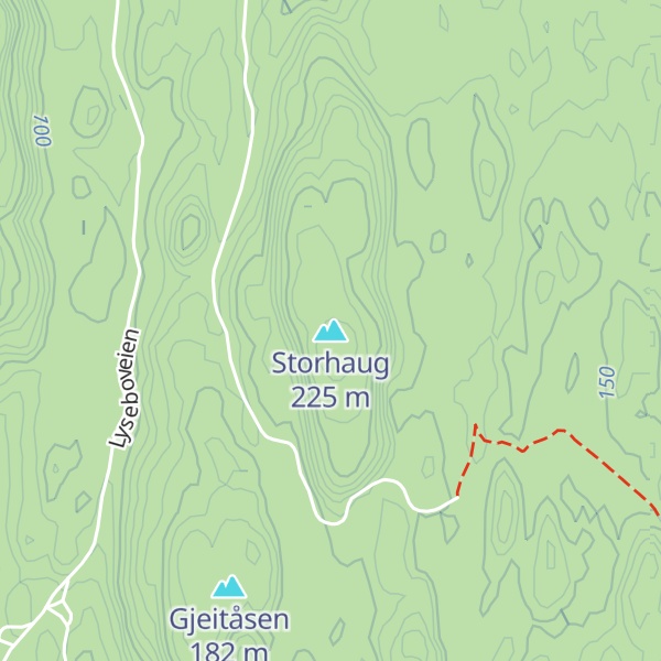 Map of Storhaug
