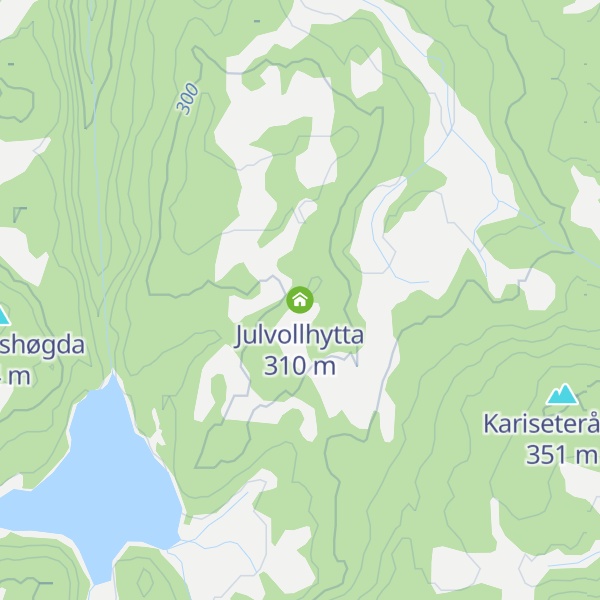 Map of Julvollhytta