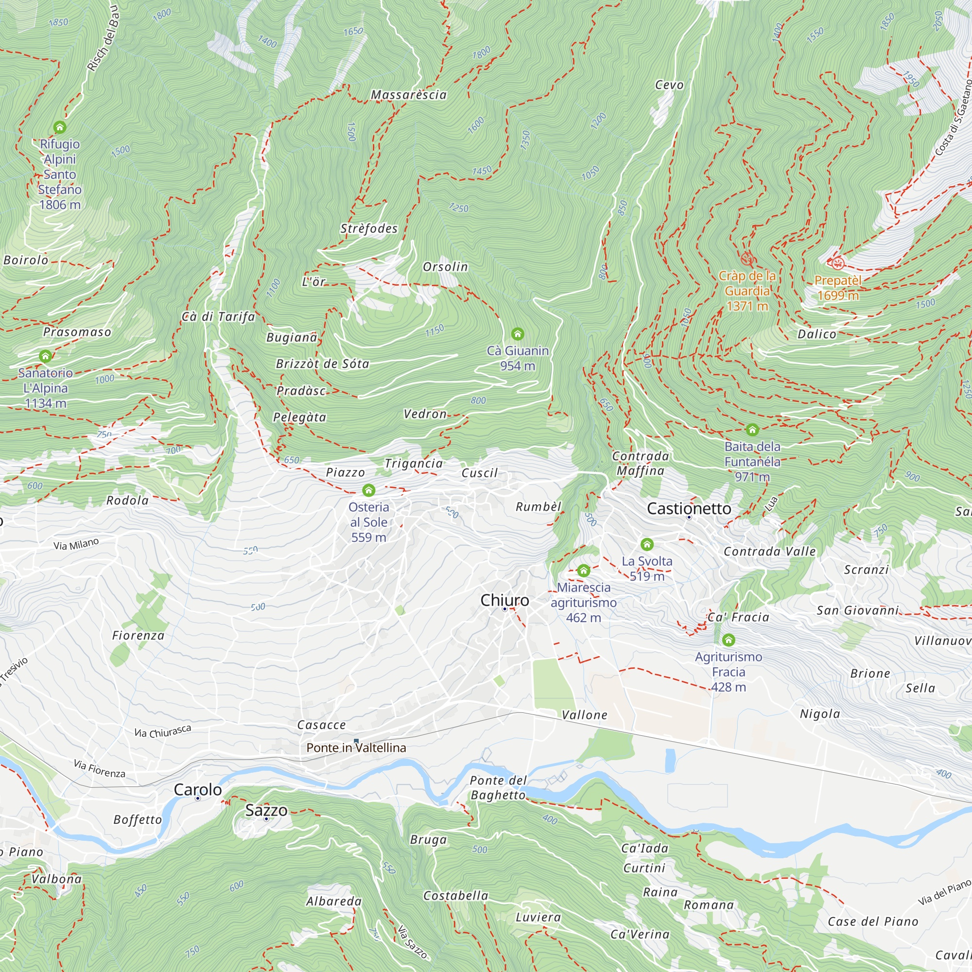 Azienda Bondio Cristina map