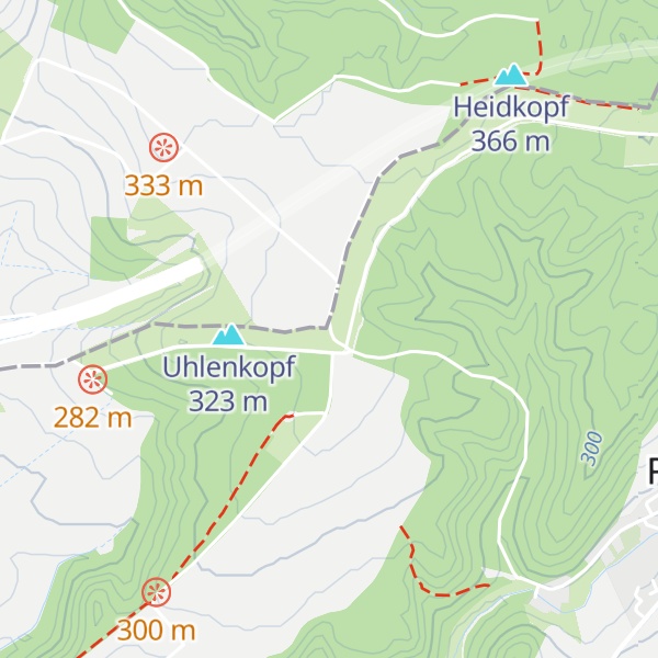 Map of Heidkopftunnel-Hütte