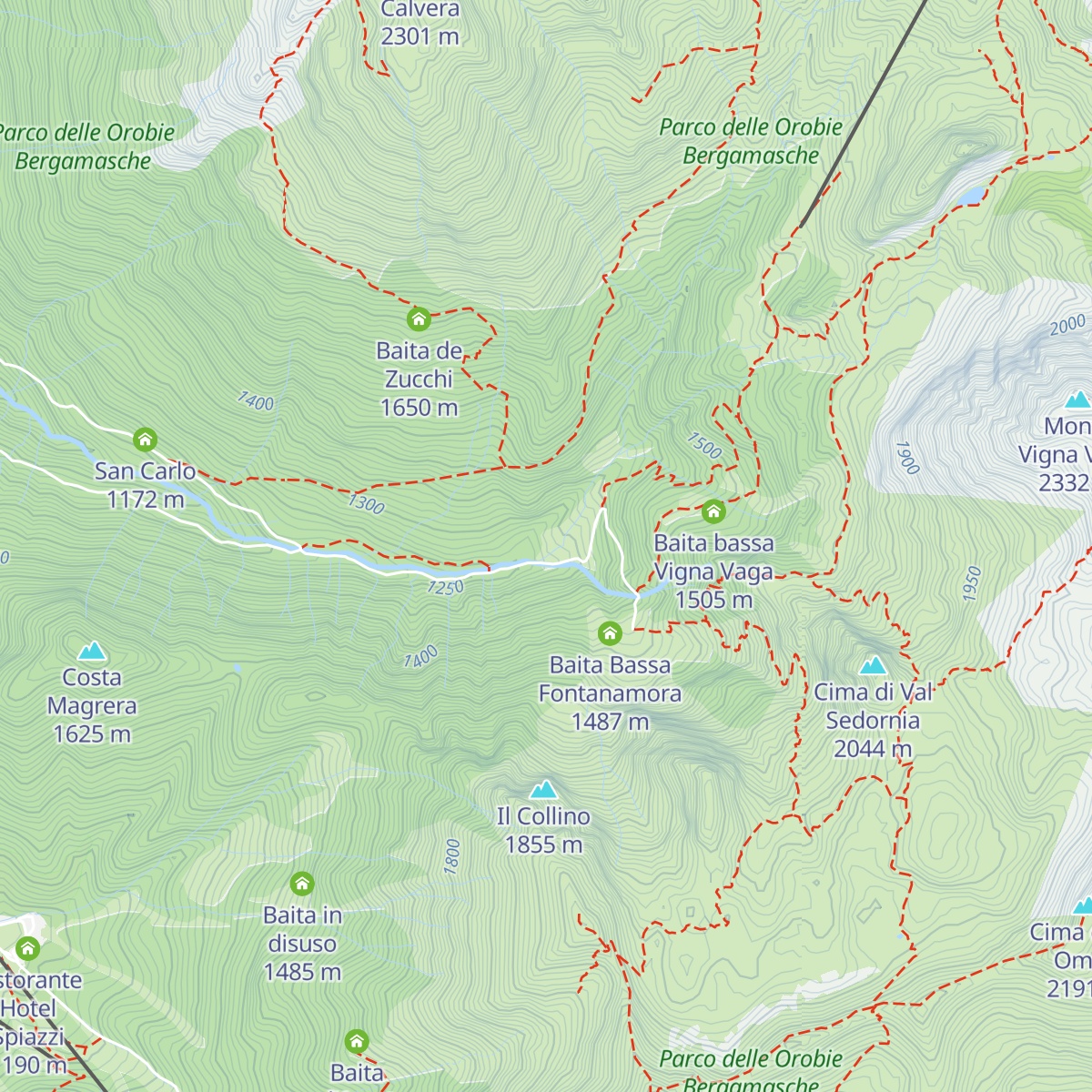 Stalla Prato di Vigna map