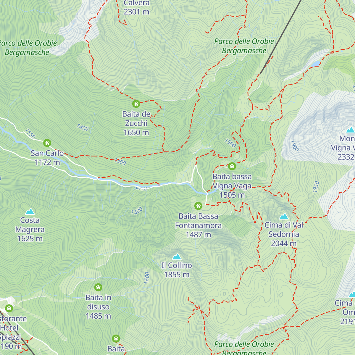 Stalla Prato di Vigna map