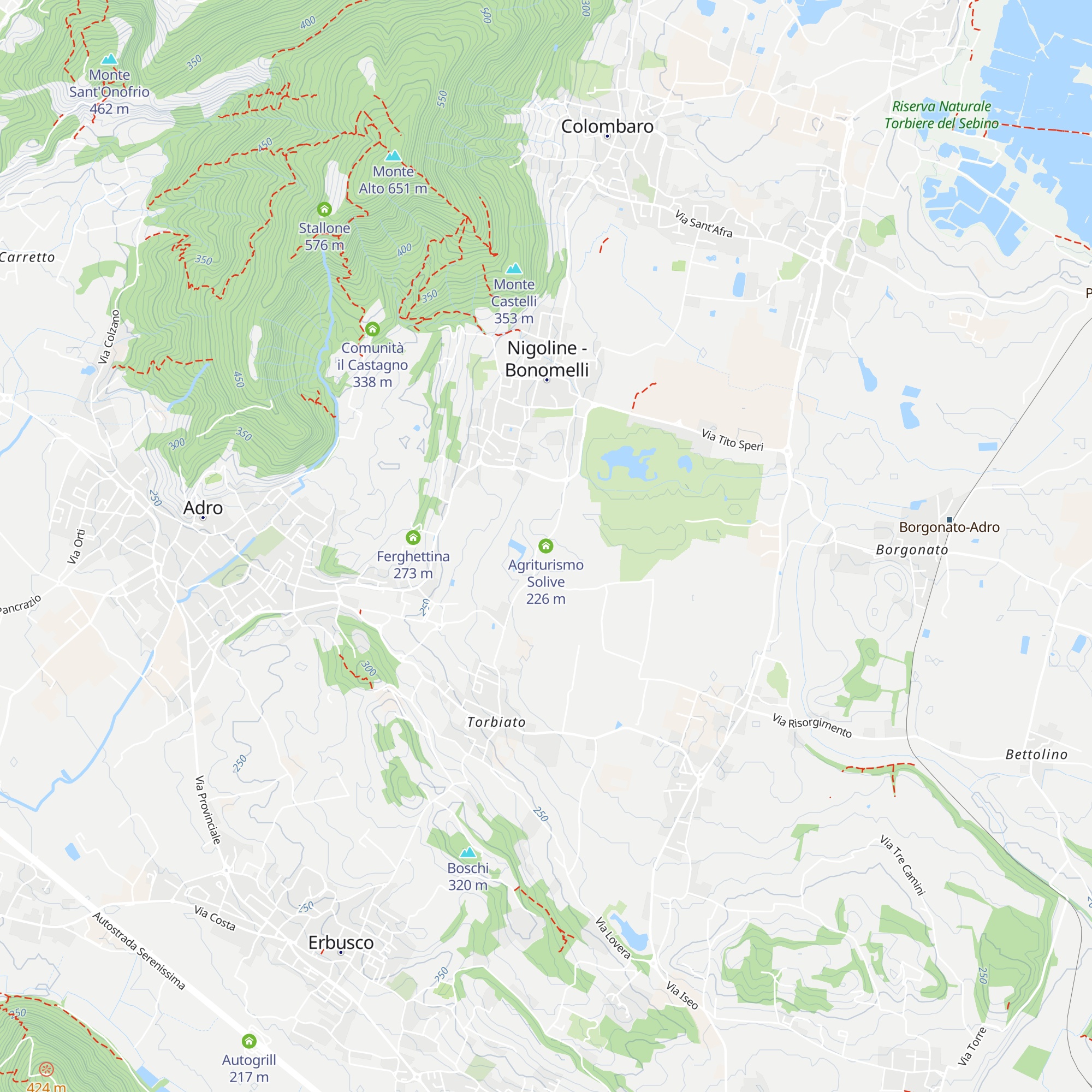 Agriturismo Solive map