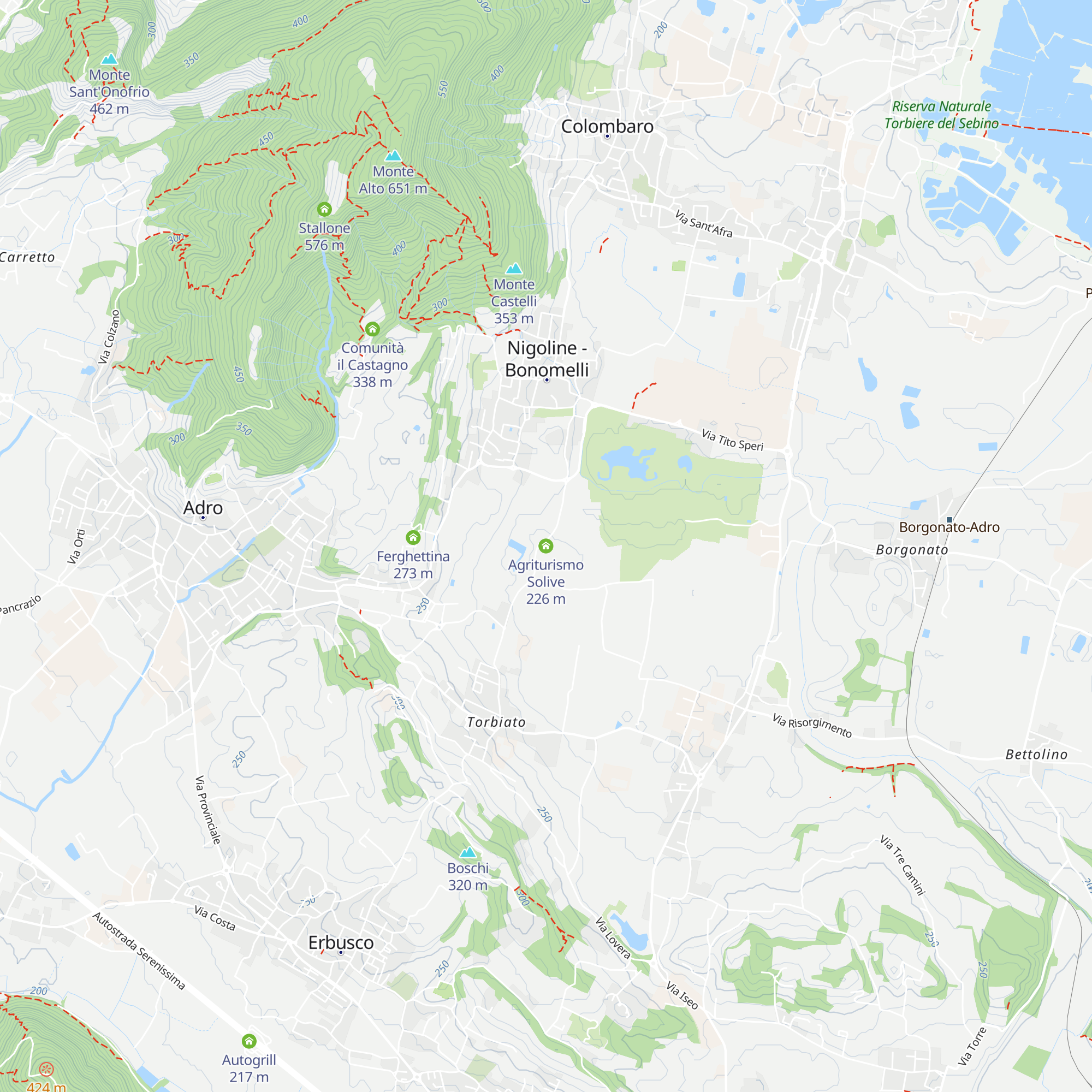 Agriturismo Solive map