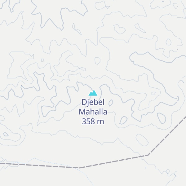 Map of Djebel Mahalla