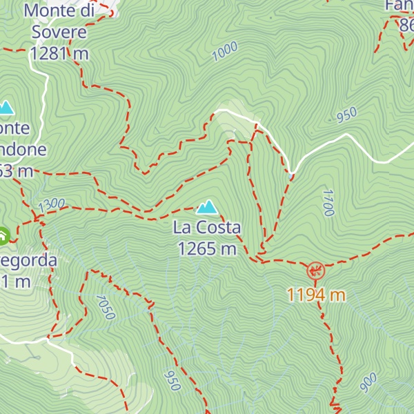 Map of La Costa