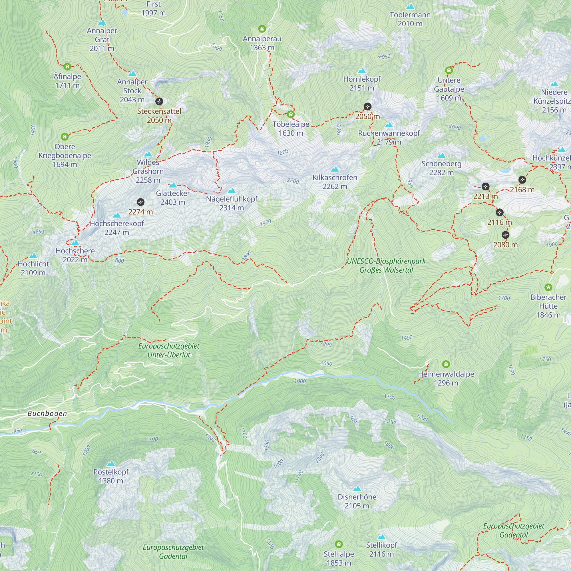 Oberalp map