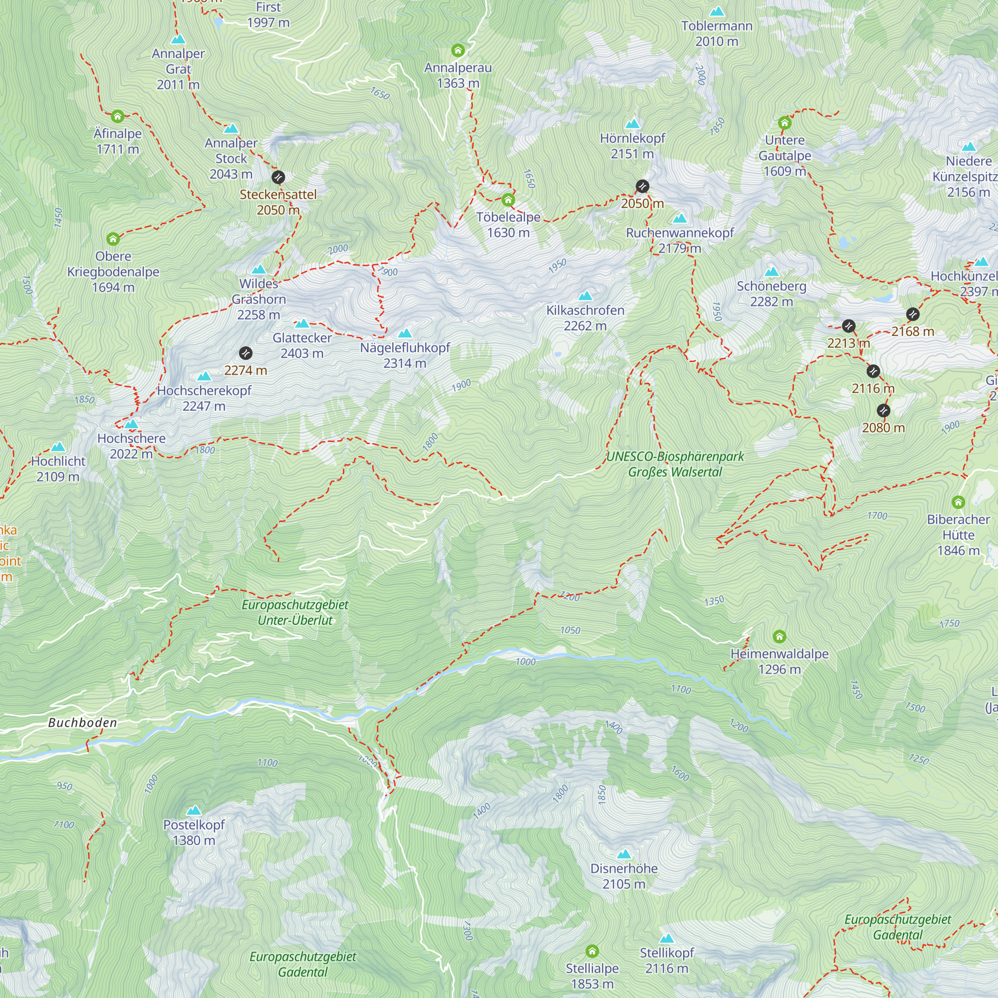 Oberalp map