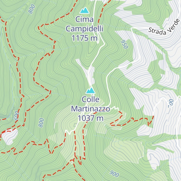 Map of Colle Martinazzo