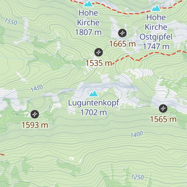 Map of Luguntenkopf