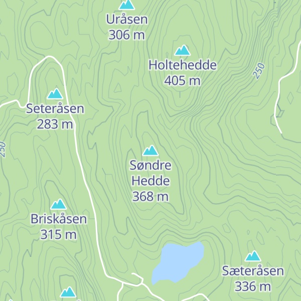Map of Søndre Hedde