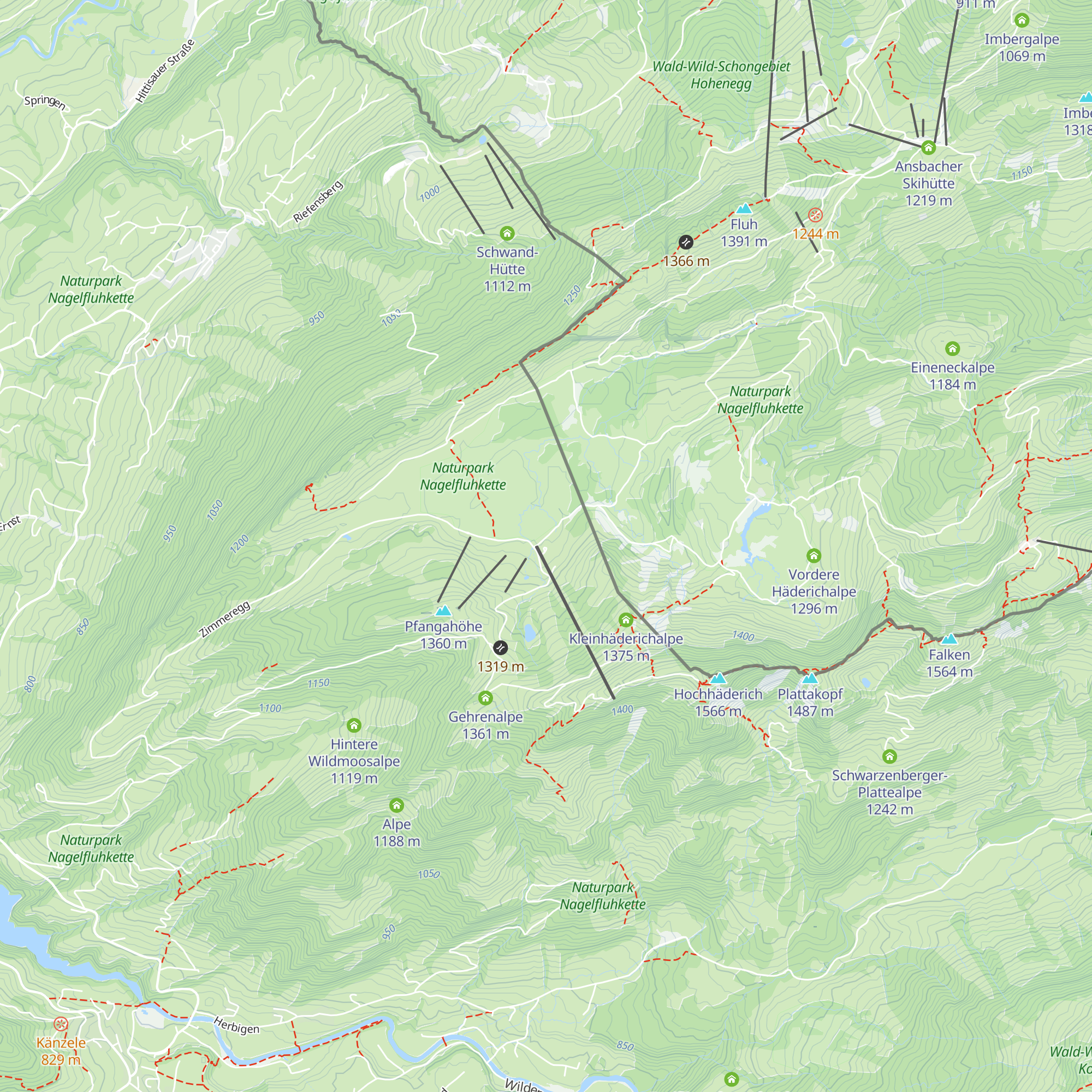 Gschlötteralpe map