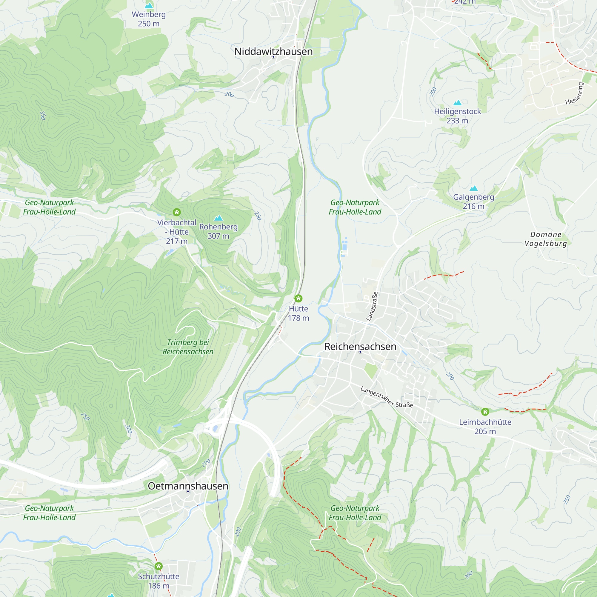 Hütte map