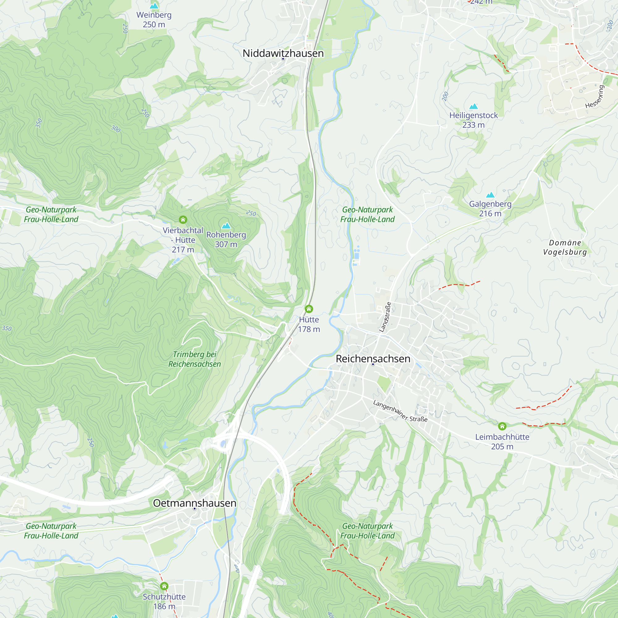 Hütte map