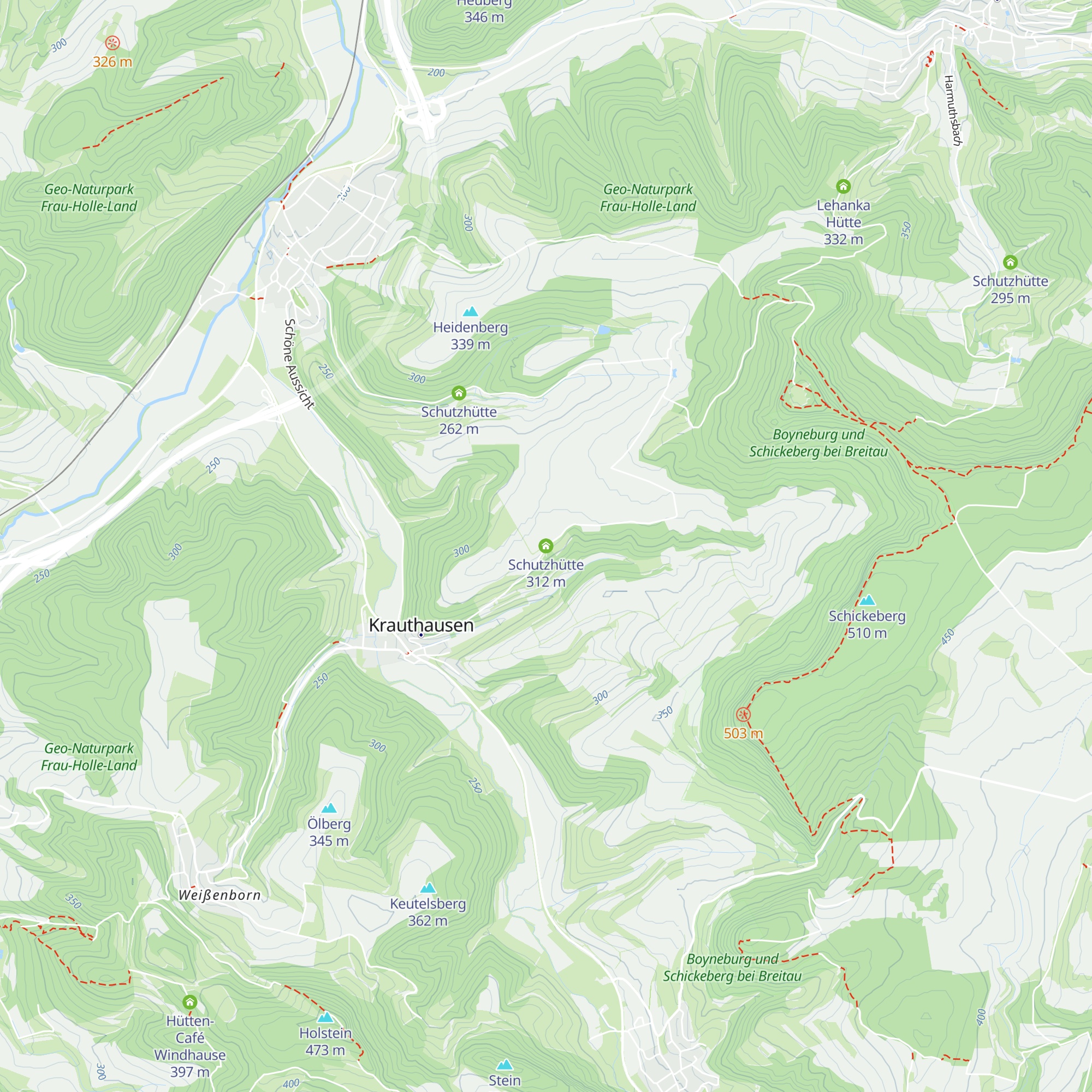 Schutzhütte map