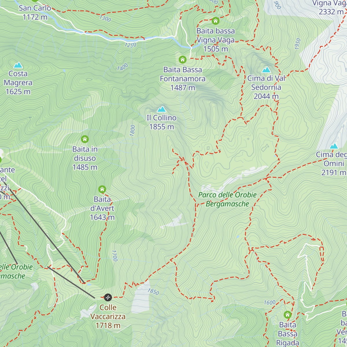 Baita Benfit map