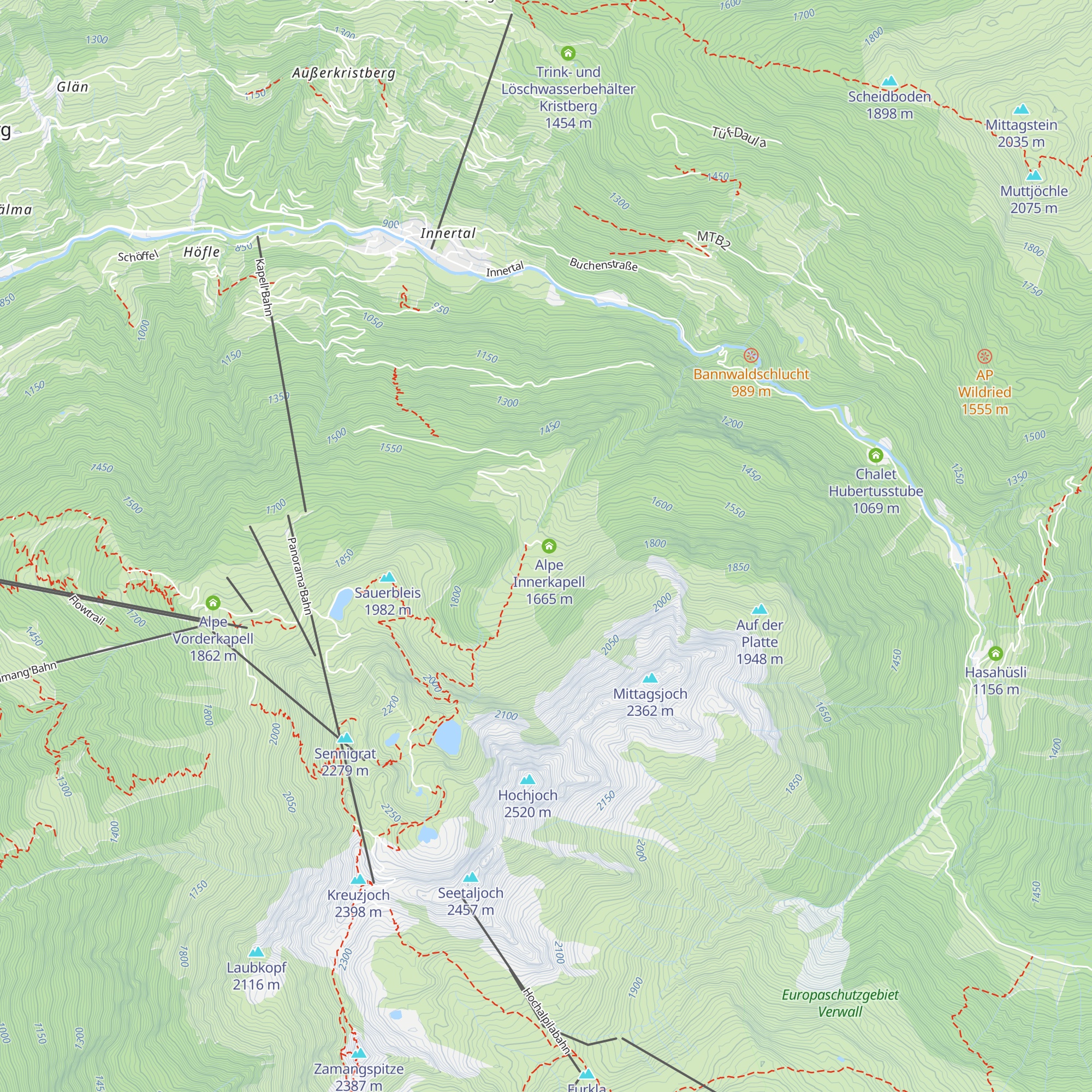 Innerkappel map
