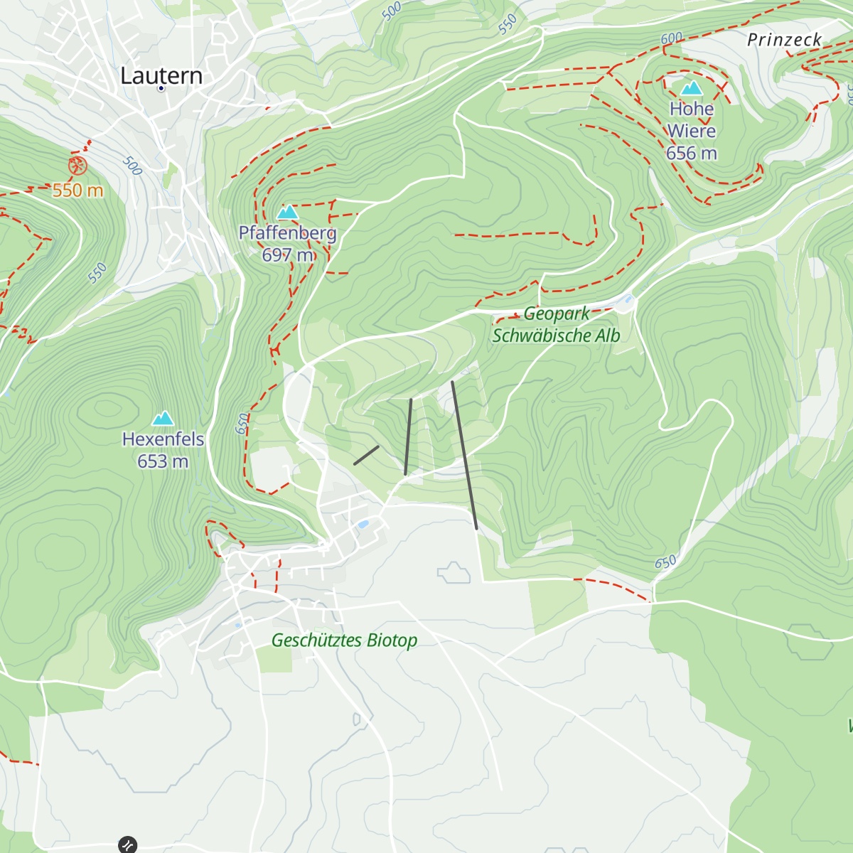 SCA-Skihütte map