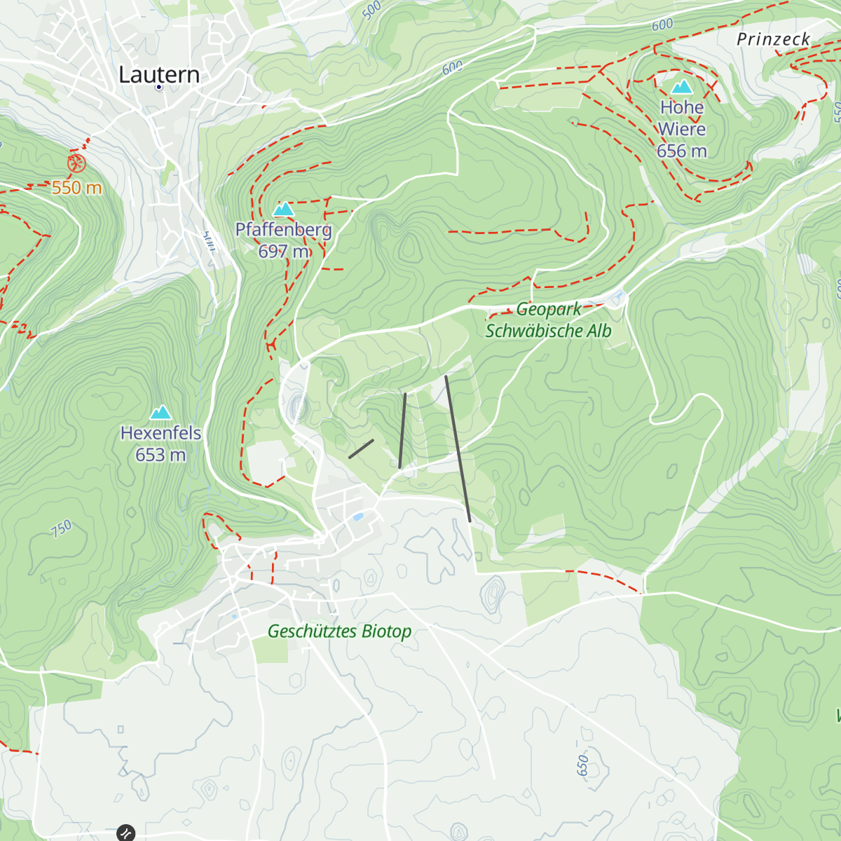 SCA-Skihütte map