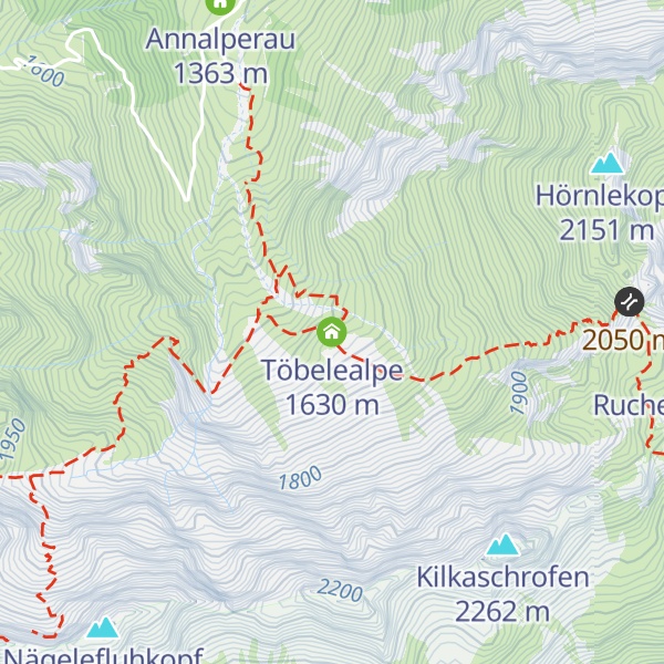 Map of Töbelealpe