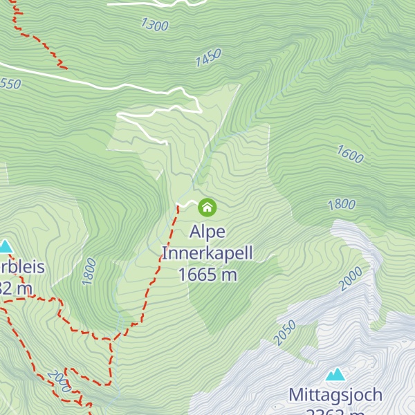 Map of Alpe Innerkapell