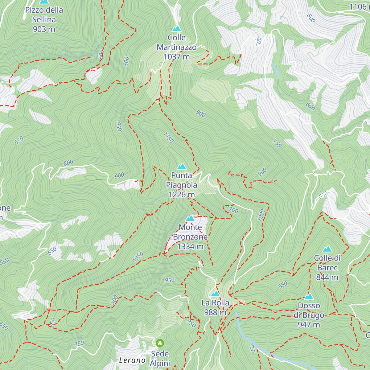 Rifugio Gombo Alto map