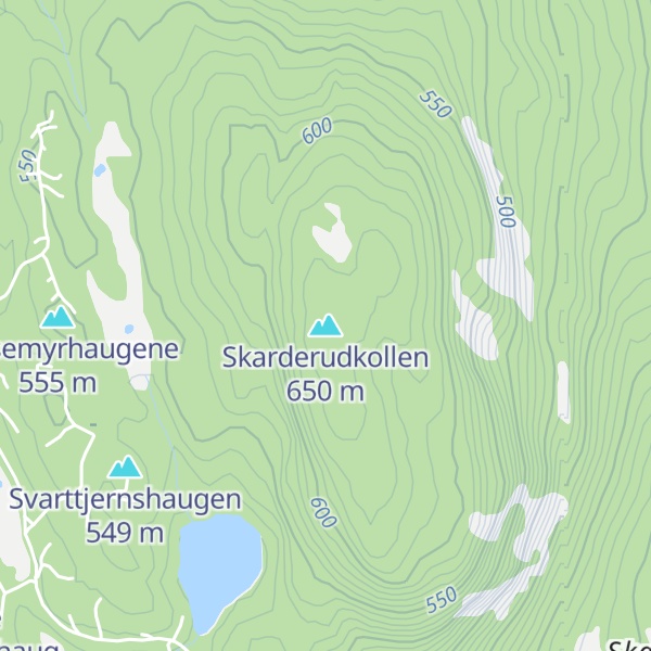 Map of Skarderudkollen