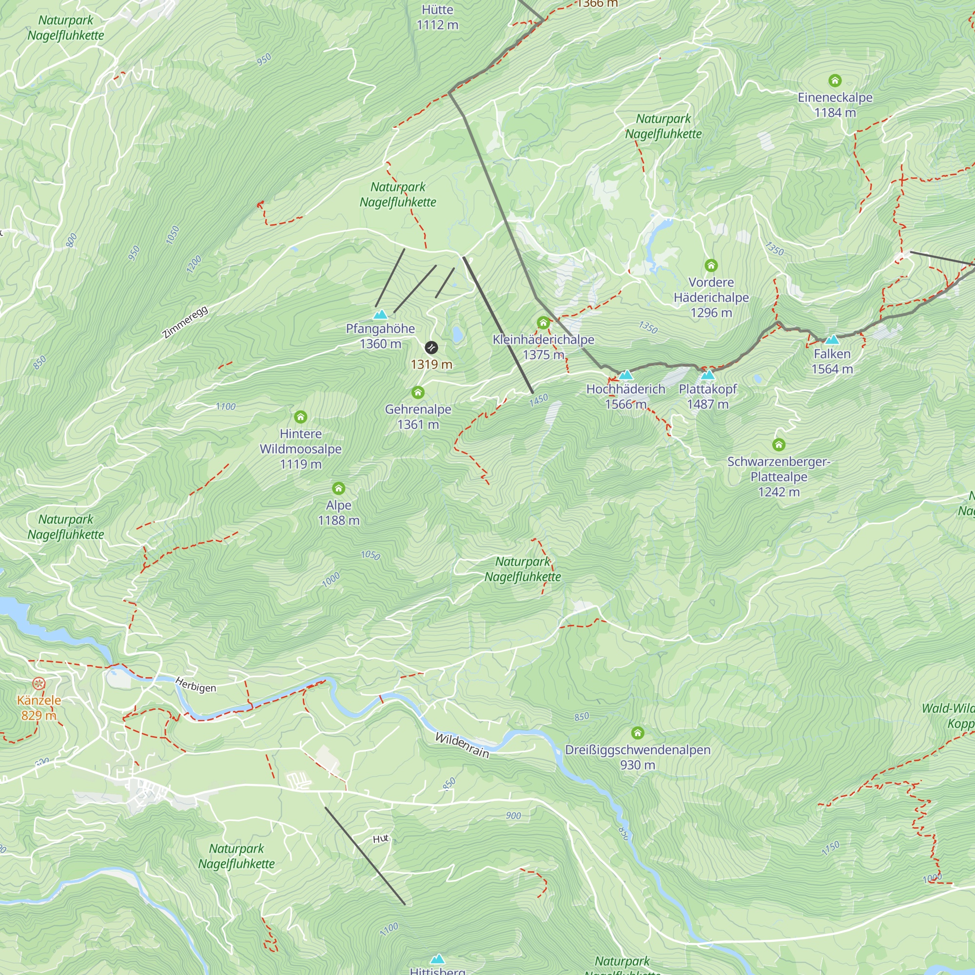 Lochalpe map