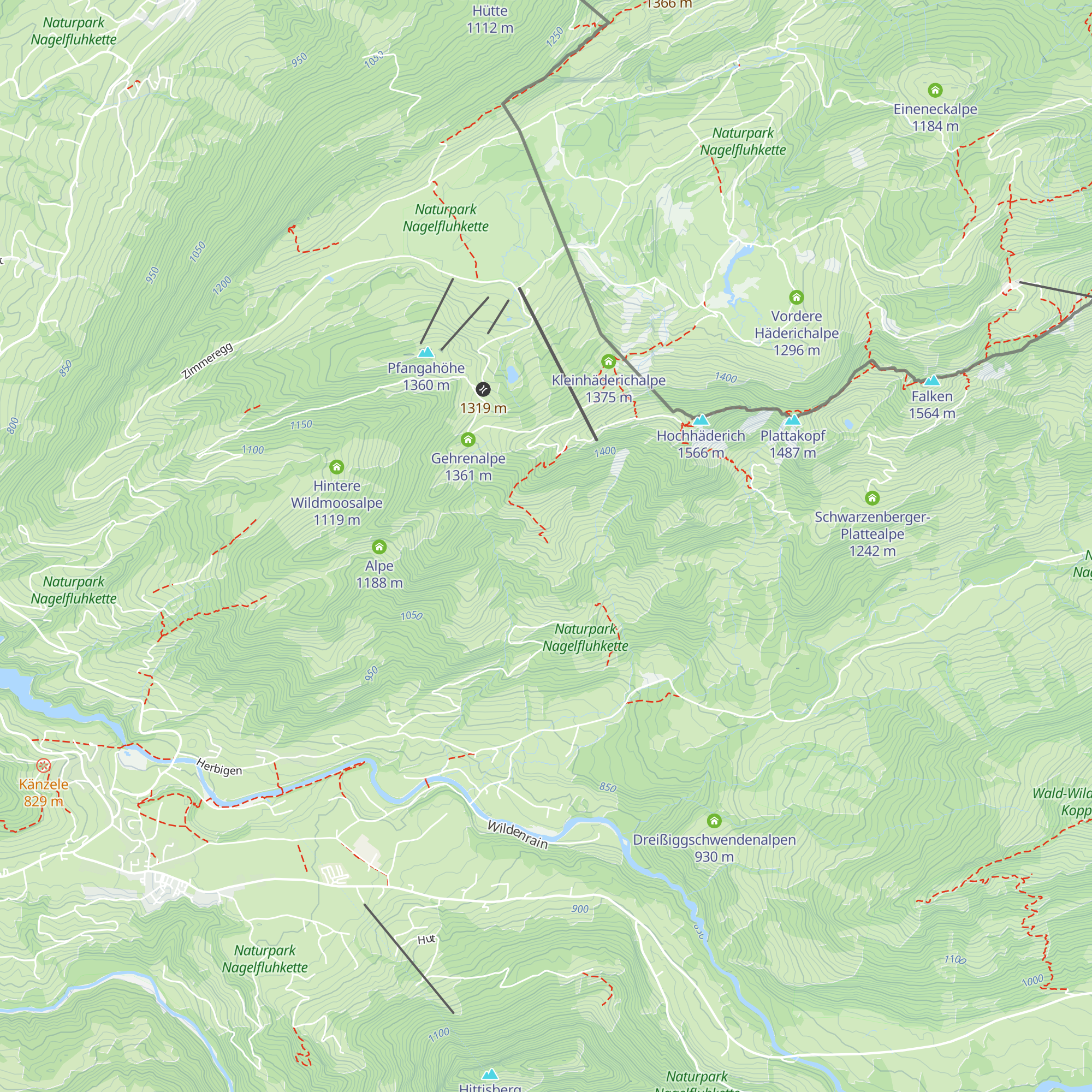 Lochalpe map