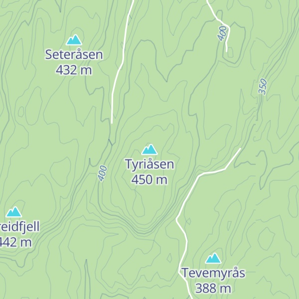 Map of Tyriåsen