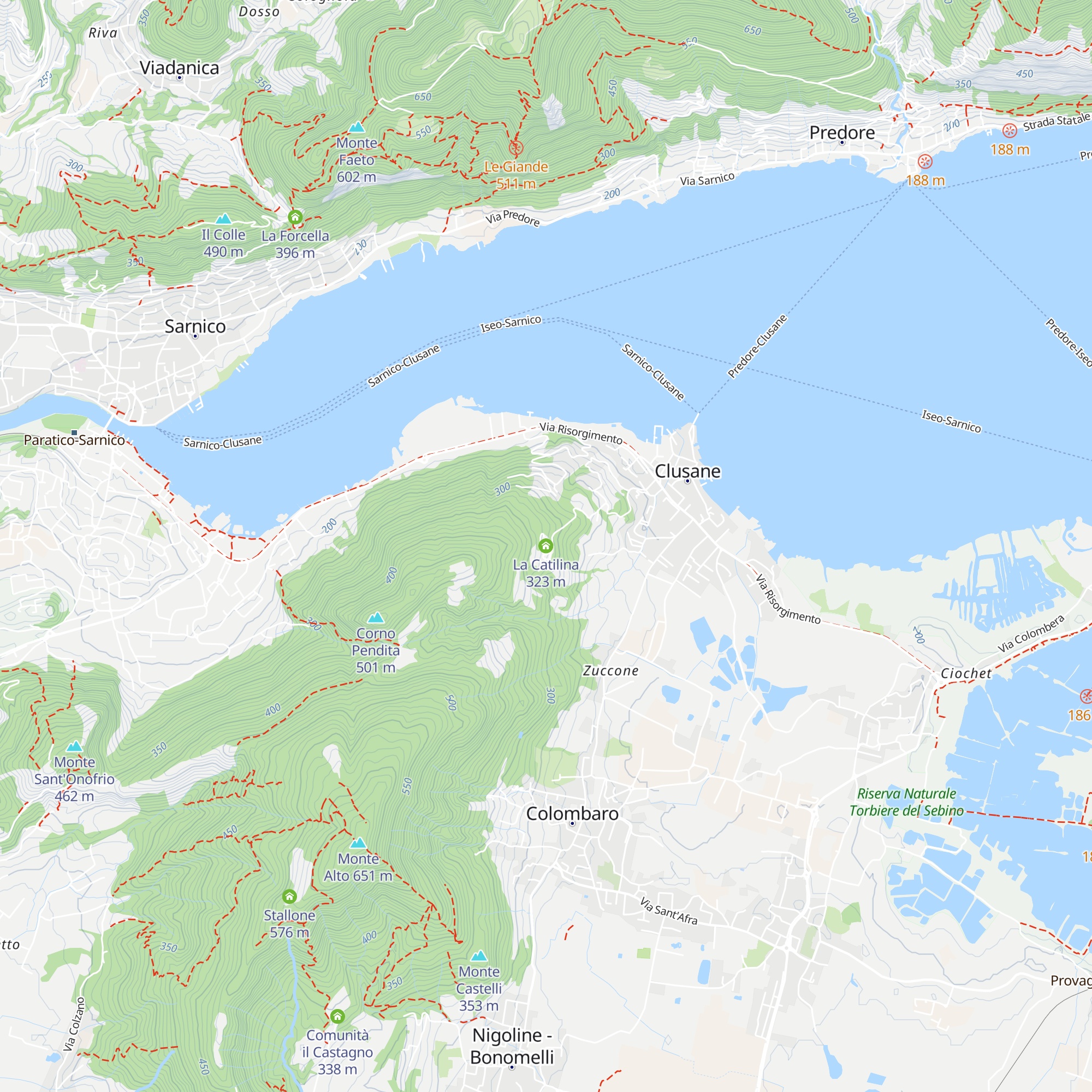 La Catilina map