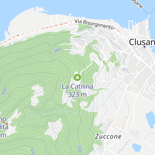 Map of La Catilina