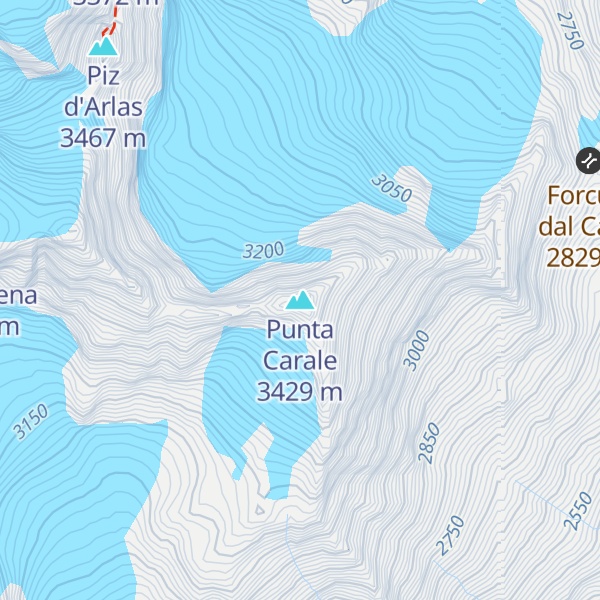 Map of Punta Carale