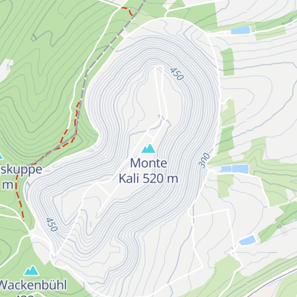 Map of Monte Kali