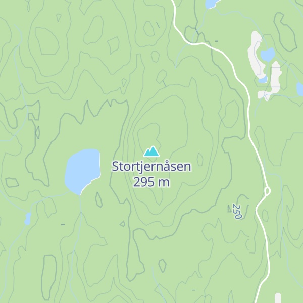 Map of Stortjernåsen
