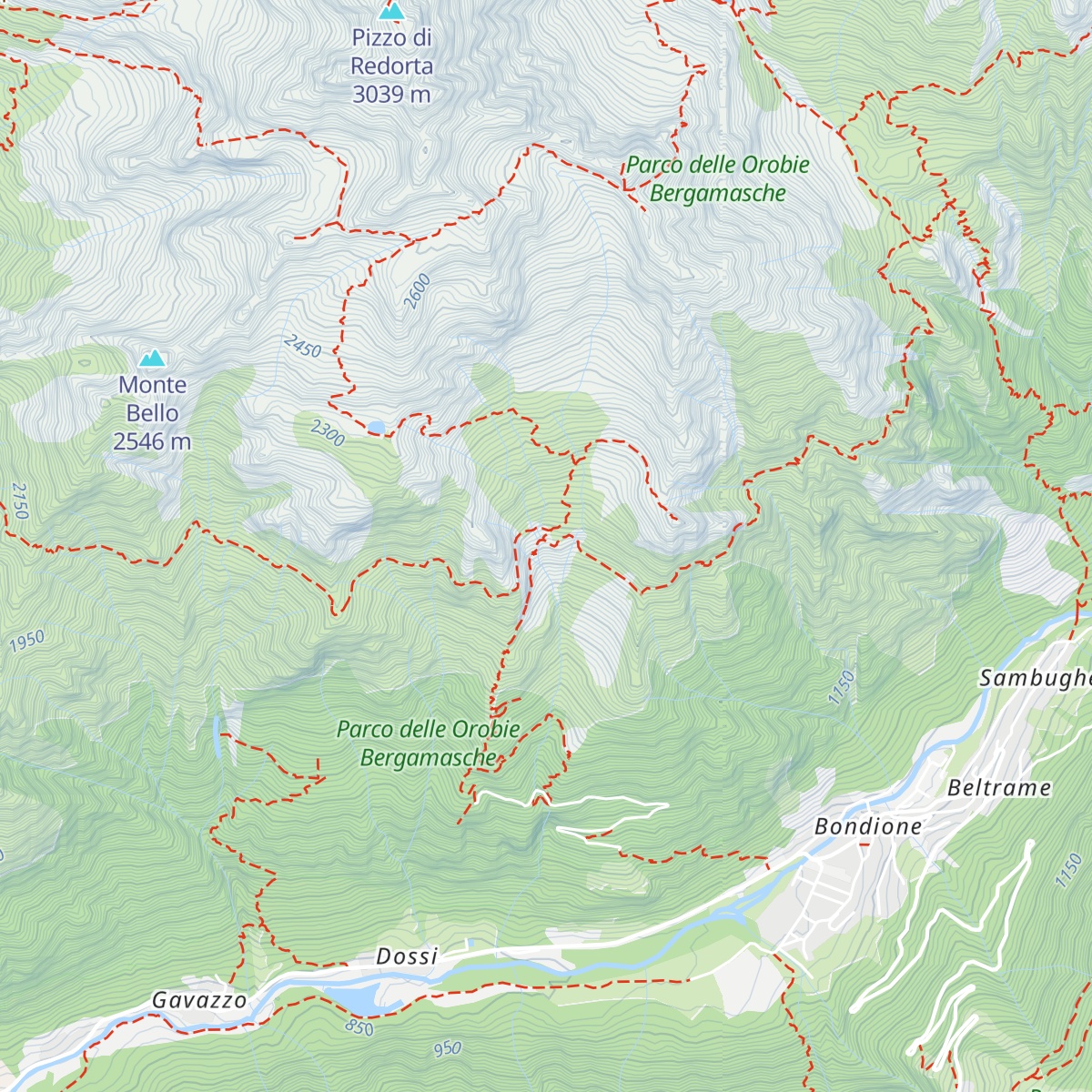 Pozzo Enel map