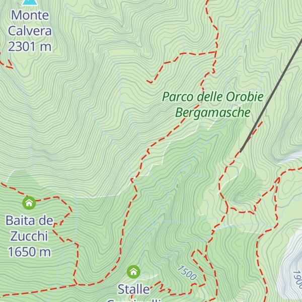 Map of Baita Bassa Vigna Soliva