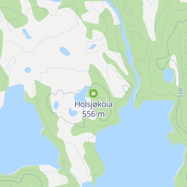 Map of Holsjøkoia