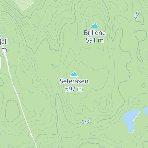 Map of Seteråsen