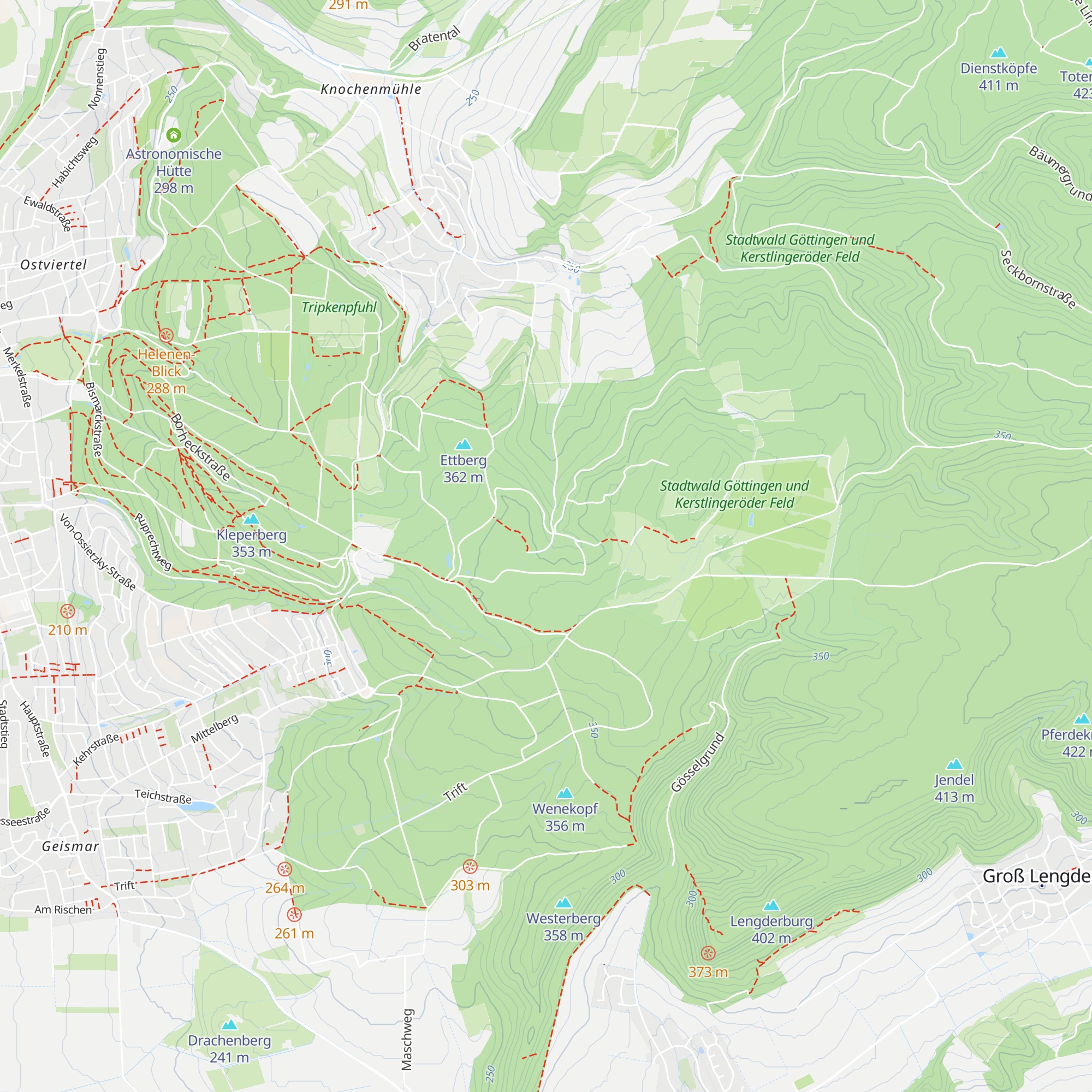 Tuchmacherbornhütte map