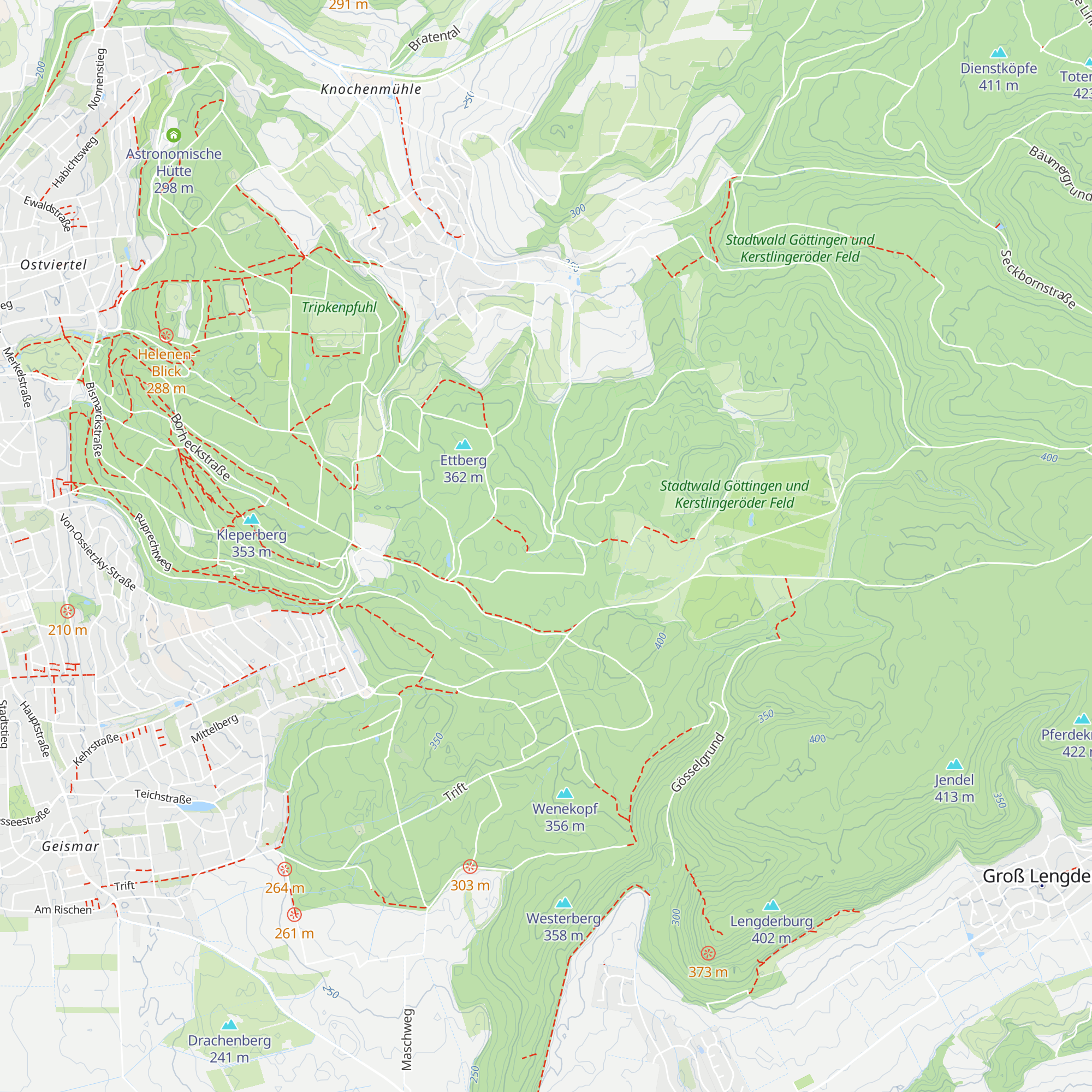 Tuchmacherbornhütte map