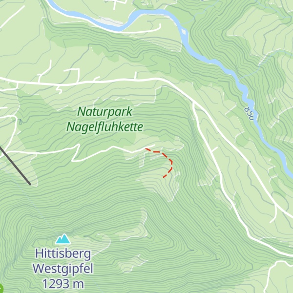 Map of Alpe Hittisberg