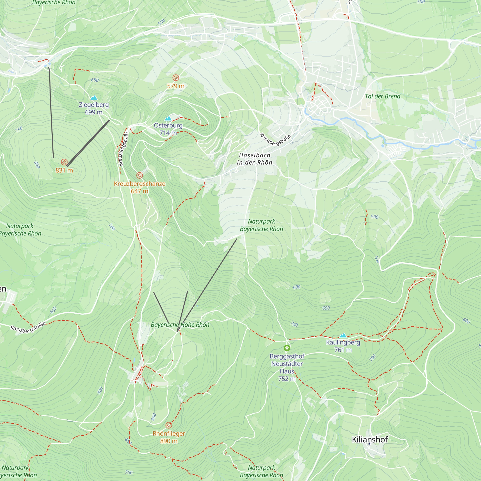 Drei Tannen-Alm map