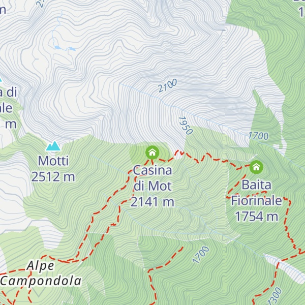 Map of Casina di Mot
