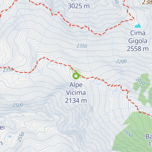 Map of Alpe Vicima