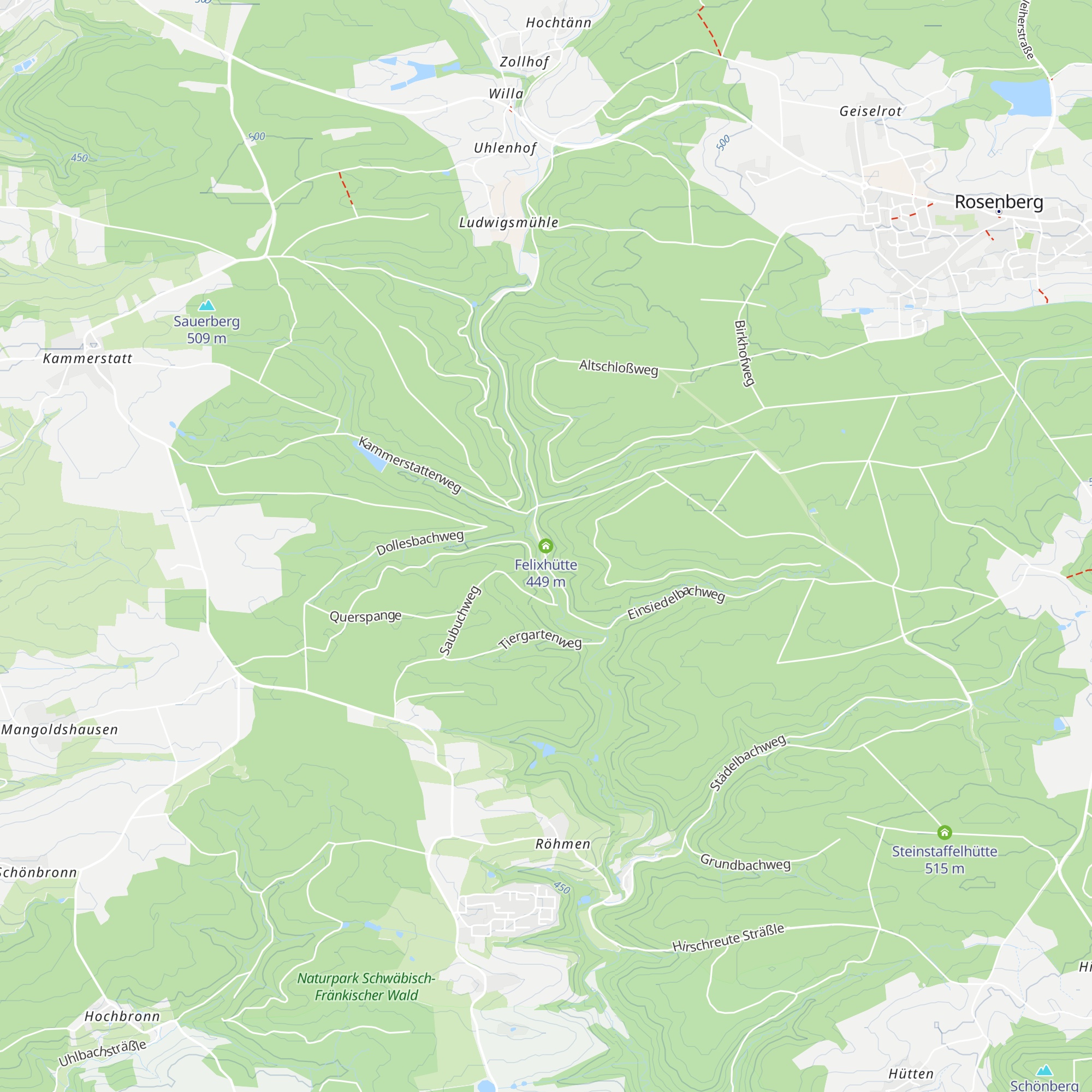 Felixhütte map