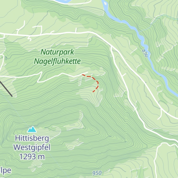 Map of Hittisbergalpen