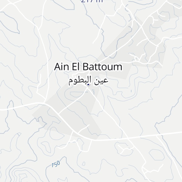 Map of Kef el Abiod